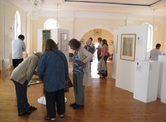 Art displays at the Depozitory
