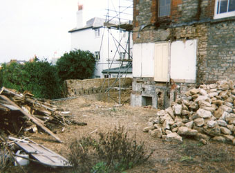 Outside renovations of the Depozitory