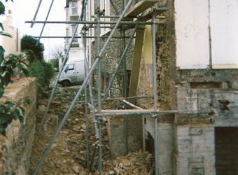 Outside renovations of the Depozitory